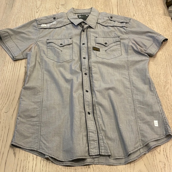 G-Star Raw Men’s Short Sleeve Casual Shirt - Picture 1 of 7